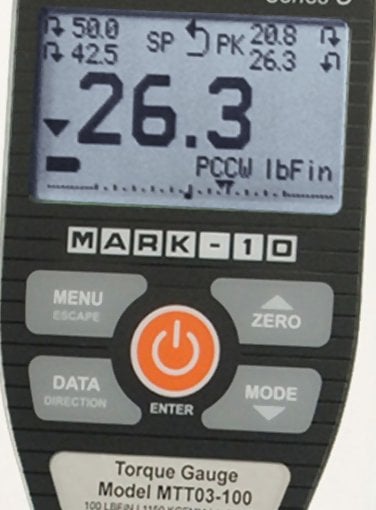 Mark-10 Medidores digitales de torque Serie TT03