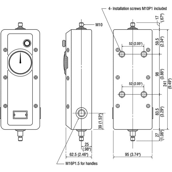 Imada PSH High Capacity Mechanical Force Gauge