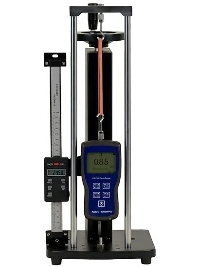 Shimpo FGS-250W Hand Wheel Operated Test Stand, 250 lb, Vertical or Horizontal