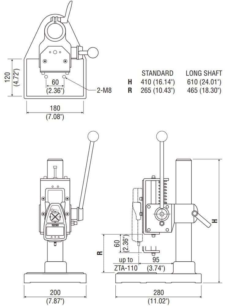 Imada SVL-220 Manual Lever Test Stand