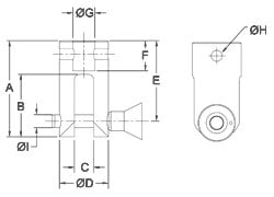 Mark-10 G1090 High Capacity Clevis Grip