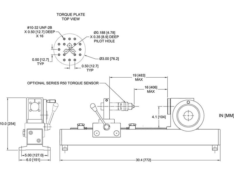 Mark-10 Bancos de Prueba de Torque Manual TST &amp; TSTH