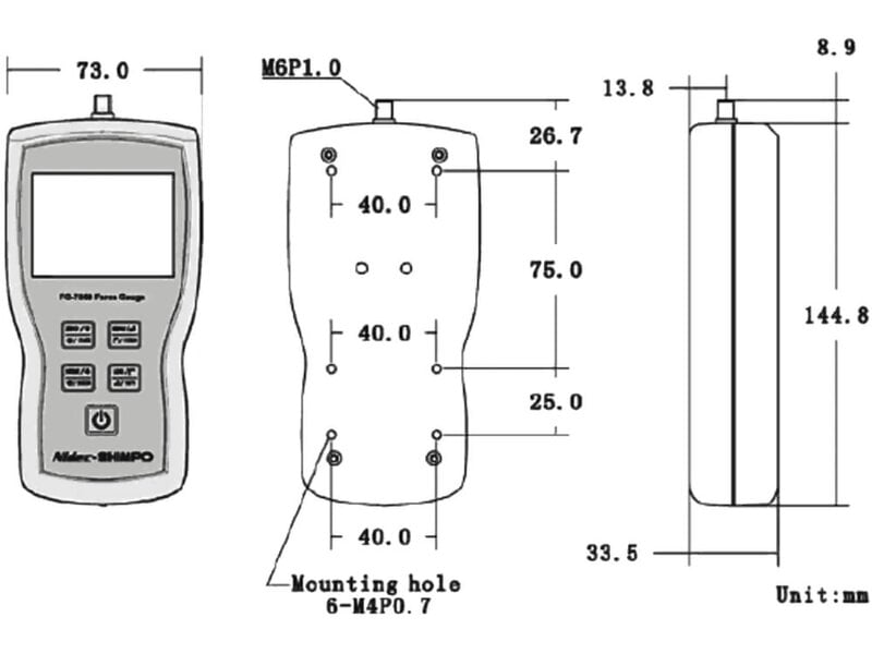 Shimpo FG-7000 Digital Force Gauge