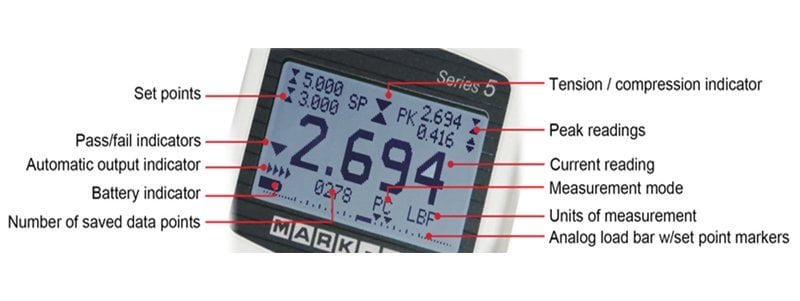 Mark-10 EKM5-200 Myometer Kit Series EKM5
