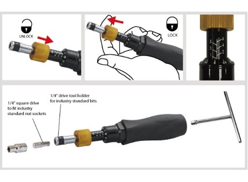 Checkline CTS Adjustable Slipping Torque Screwdriver