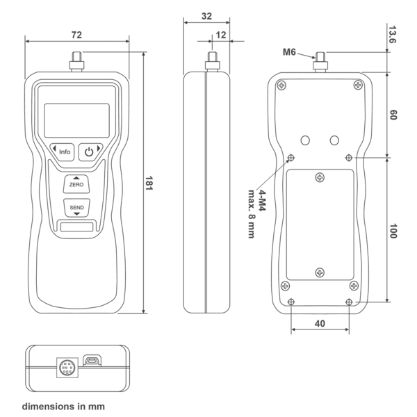 Imada DSV Vector Force Gauge