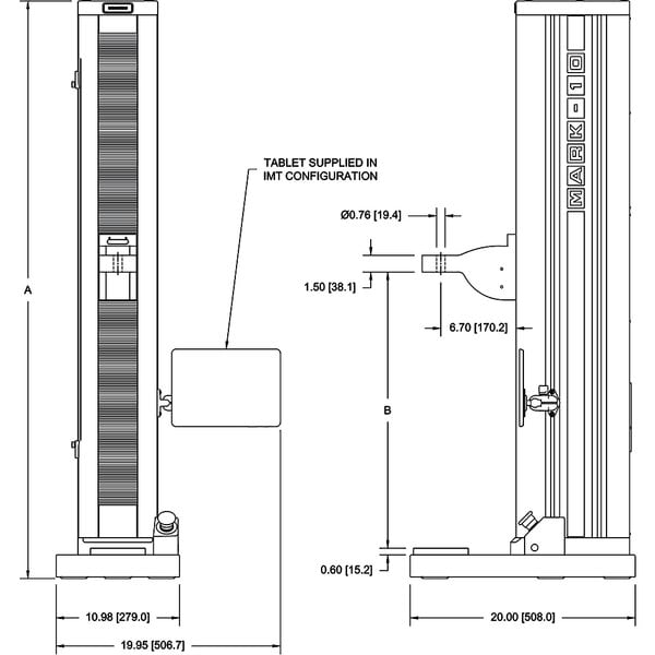 Mark-10 F755 - F1505 Advanced Test Frames