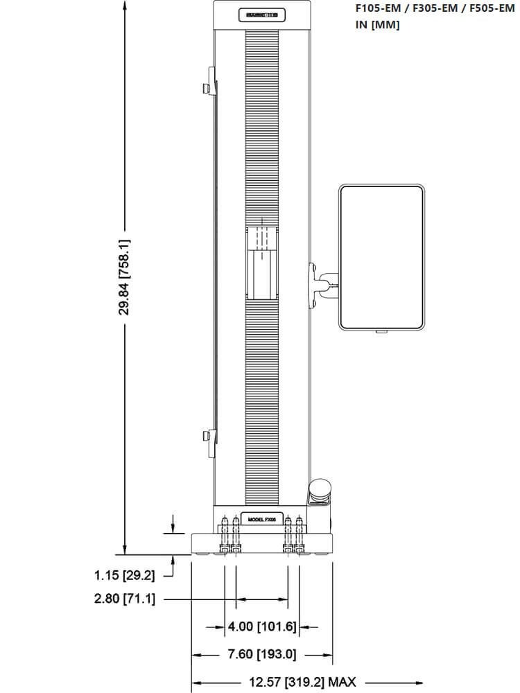 Mark-10 EasyMESUR-LR Tension and Compression Test Frame