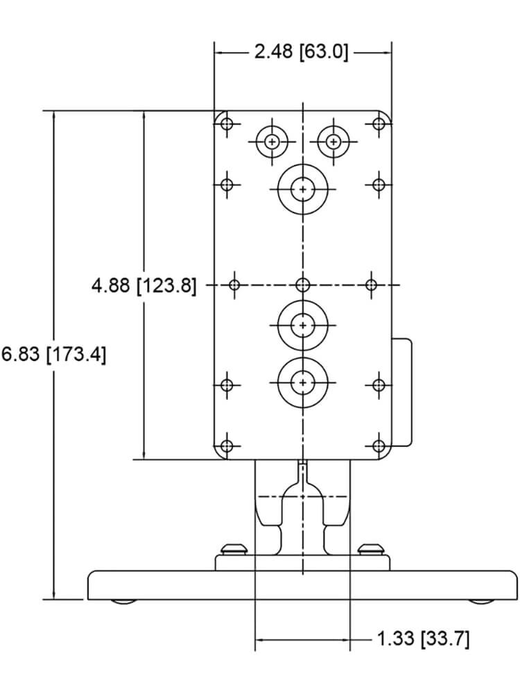 Mark-10 AC1100 Tabletop Stand For Indicators
