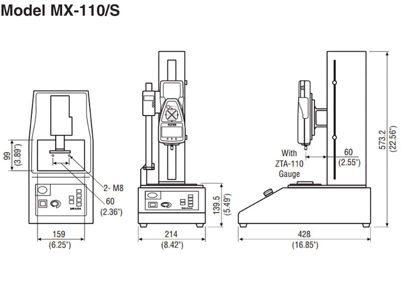 Imada MX-110 Motorized Vertical Test Stand
