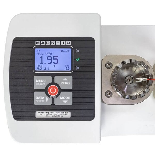 Mark-10 WT-205 Wire Crimp Pull Tester, 200 lbF / 1,000 N
