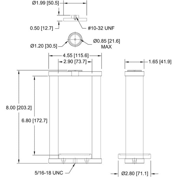 Mark-10 G1089 ISO 7886-1 Syringe Compression Fixture