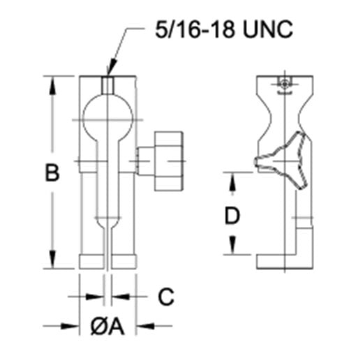 Mark-10 G1001 Wire Terminal Grip 200 lb Capacity
