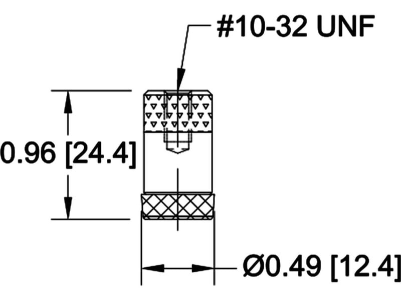 Mark-10 G1011 Rubber Tip, Capacity 50 lbs