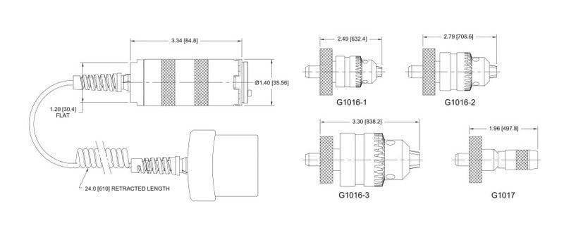 Mark-10 G1016 / G1017 Torque Sensor Attachments