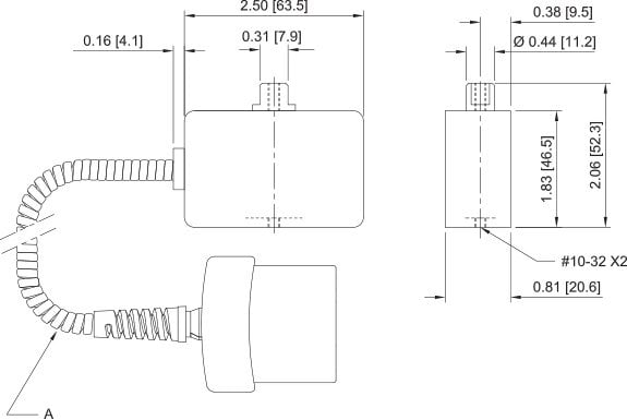 Mark-10 Series R03 Tension and Compression Force Sensor
