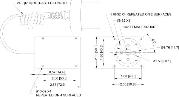 Mark-10 R52 Torque Sensor for Tool Calibration