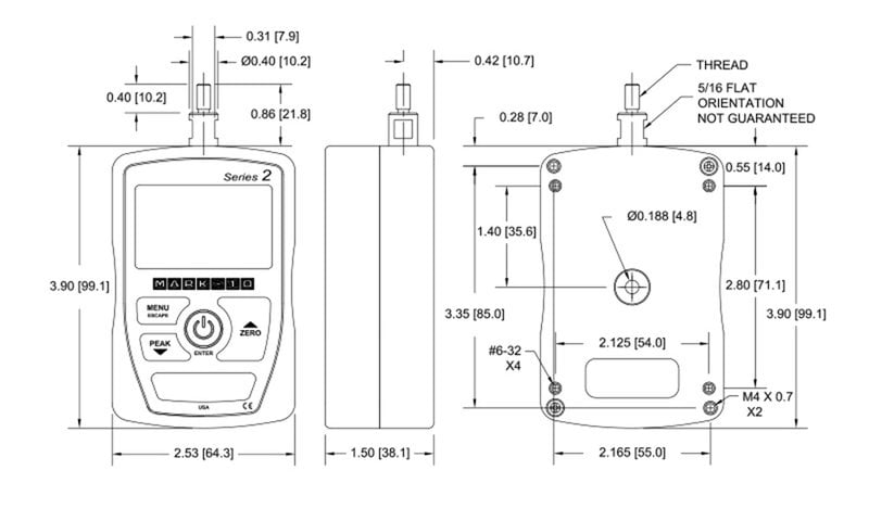 Mark-10 Series 2 Economical Digital Force Gauge