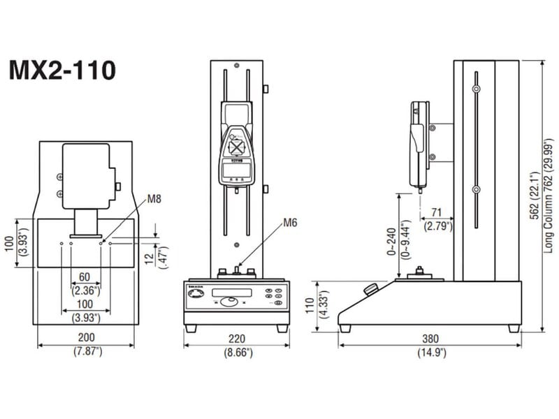 Imada MX2 High Performance Motorized Test Stand