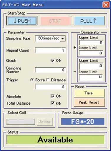 Shimpo FGS-220VC Force Test Stand with 220 lbs Capacity